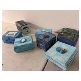 8 New Large Decorative Keepsake Storage Boxes