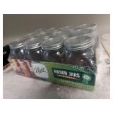 New in Package: 12 canning jars: 12 qts