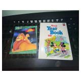 Vintage Disney YEAR BOOK 1991 & The Lion King