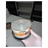 Stack  TDK DVD+R discs: new unused