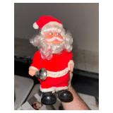 Vintage Rolling Santa Claus