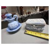 2 Beautiful Home Decor Pieces: Vase & box