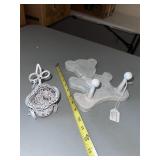 Childs Theme Bear Coat Holder and mini basket