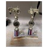 2 vintage Tractor Trophies