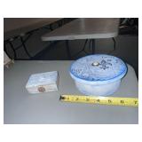 2 beautiful decorative wood boxes