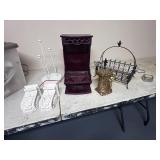 Wall Sconces, shelving, planter basket more