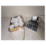 Casio Adding Machine 2 Color Printer with paper