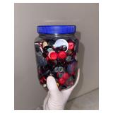 Large Jar Full of Vintage Buttons Sewing Buttons