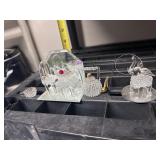Glass Elephant and Mini Glass Tea Set