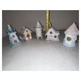 Nice New Lot 5 Birdhouses
