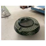 Brazil: Vintage Green Ashtray