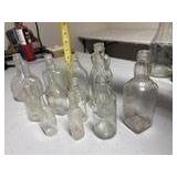 Large glass bottle lot