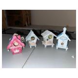 4 Custom Birdhouses
