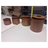 4 vintage canister set: Kitchen Canister Set