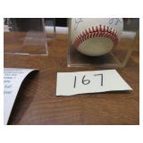 JOE DIMAGGIO SIGNED BASEBALL
