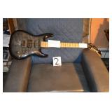 MARK SLAUGHTER SIGNED GUITAR KRAMER S211  2 5 WAY