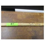 SIGNED DRUMSTICK FRED SCRAGG  & INSCRIBED