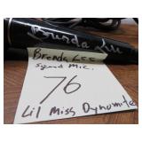 BRENDA LEE SIGNED MICROPHONE