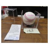 SIGNED JIM RICE VINTAGE PINK BALL # JR2024