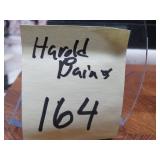 SIGNED HAROLD BRAINES # HB2025  SNOW WHITE BASEBAL