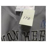 SIGNED JIM LEYRITZ #13 NYY JERSEY  SIZE XL [ STAIN