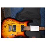 STRYPER INSCRIBED 40  TH ANNIV.  GUITAR