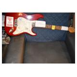 HUEY LEWIS  SIGNED GUITAR & NEWS