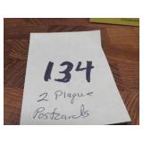 HALL OF FAME PLAQUE  2 SIGNED  AL BARLICK LOU D