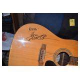 OWEEZAL ZAPPA  INSCRIBED GUITAR