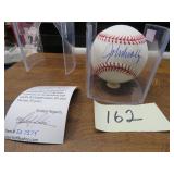 SIGNED BASEBALL JOHN SMALTZ  # JS 7575