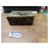 LOT DM 59 STEAM PUNK TRUNK JEWELRY BOX