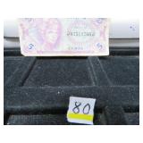 1965 MILITARY CERTIFICATE WAR 5 CENT