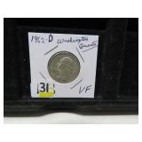 1962 D WASHINGTON QUARTER  90%SILVER