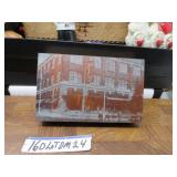 LOT DM 24 ANTIQUE PRINT BLOCK HERSHEY DEPT STORE