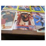 STACK OF BASEBALL CARDS  DENNIS COOK  GREG MYERS