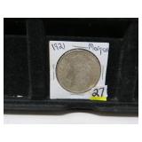 331921 PEACE SILVER DOLLAR VF