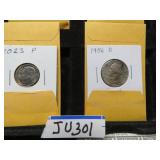LOT JV 301 ERROR COINS 2006 P 2021 P 2023 P 1986 D