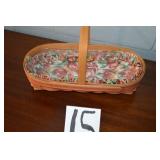 LOT15CS  TULIP LONABERGER BASKET LINER PROTECTOR