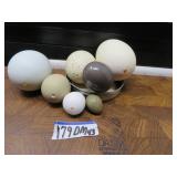 LOT DM 43  JAR OF EGGS ODDITIES