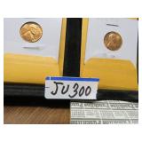 LOT JV 300 3 1963 P LINCOLN CENTS ERRORS