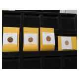LOT JV 292 4 ERROR LINCOLN CENTS 3 1963 P / 1969S
