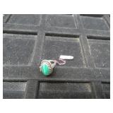 FASHION RING   LOCKED TURQUOISE  & SILVER .925