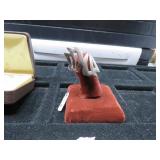 SILVER DESIGNER   RING SIZE 8 1/4