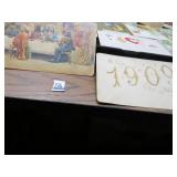 1908 / 1909  STACK POST CARDS  SNOWNY ROADS