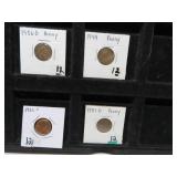 LINCOLN CENTS 1944/ 51 D /56D/62 D