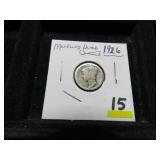 LOT FT  15 1926 MERCURY DIME
