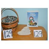 LOTCS 129  SNOW FRIENDS / SLEIGH BELLE COOKIE MOLD