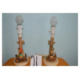 LOT CS 71 HUMMEL PAIR APPLE  TREE BOY & GIRL 6 H A