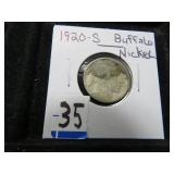 LOT FT 35  1920 S BUFFALO NICKEL