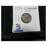 LOT FT31 1939 D MERCURY DIME